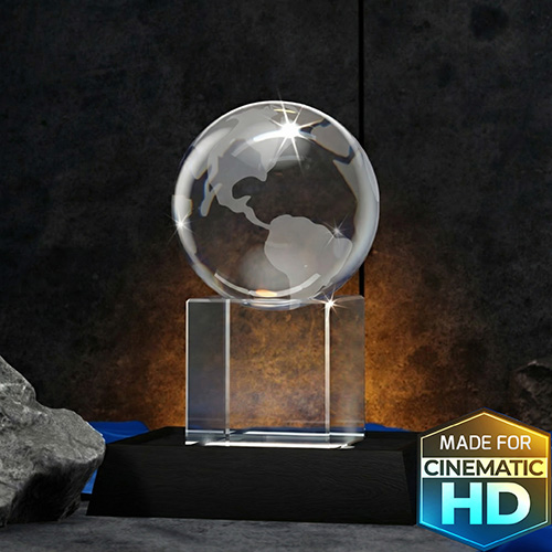 Earth Globe (80x80x80 base)